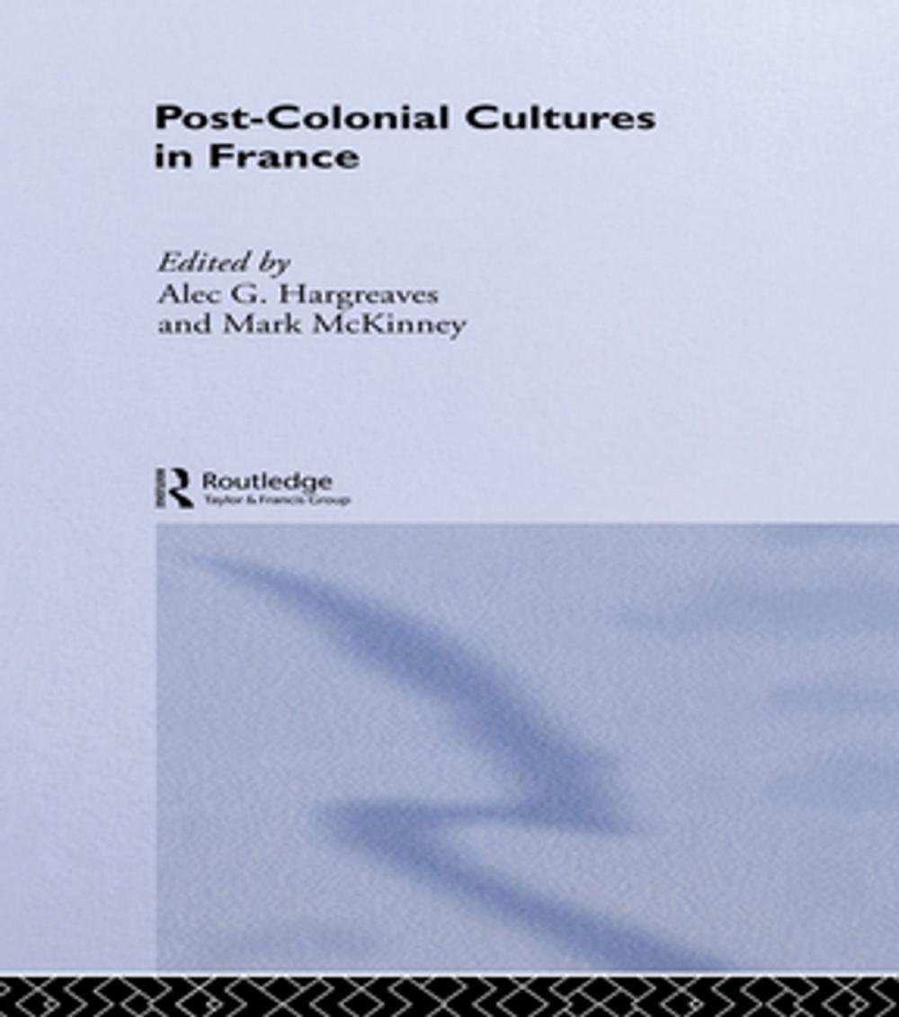 Big bigCover of Post-Colonial Cultures in France