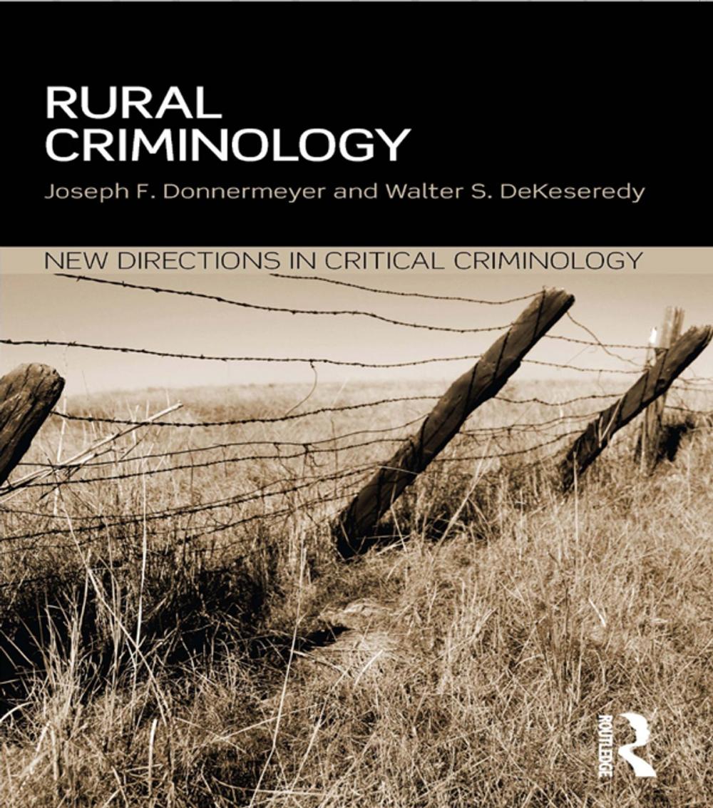 Big bigCover of Rural Criminology