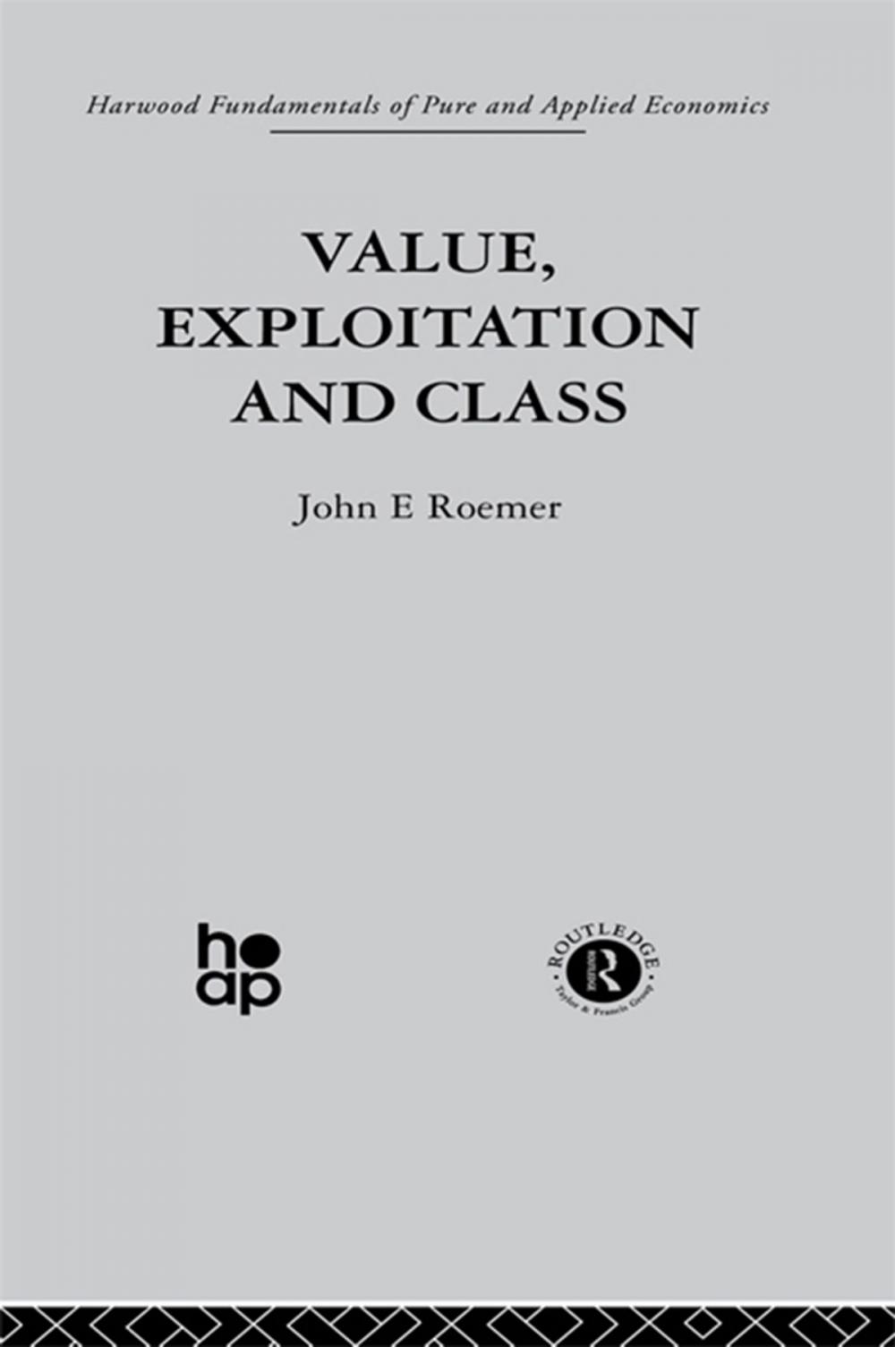 Big bigCover of Value, Exploitation and Class