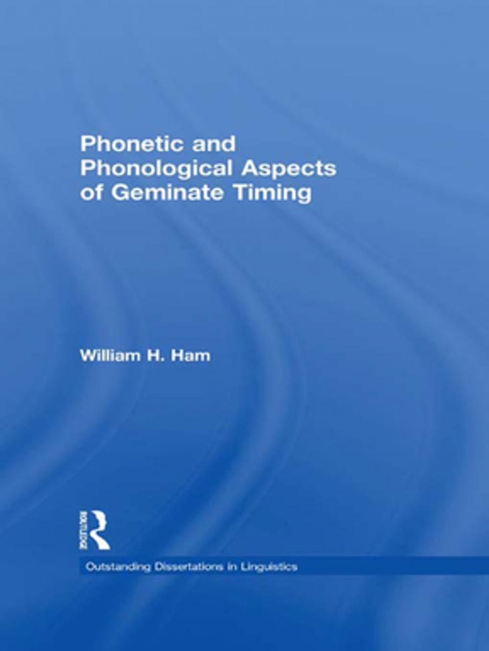 Big bigCover of Phonetic and Phonological Aspects of Geminate Timing