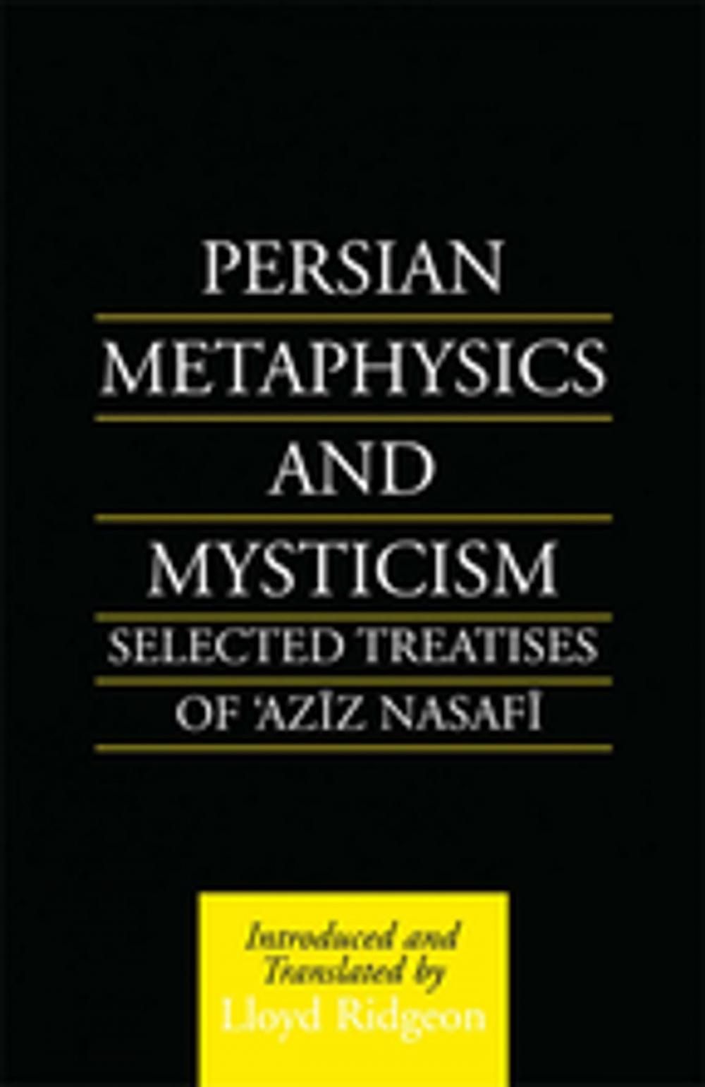 Big bigCover of Persian Metaphysics and Mysticism