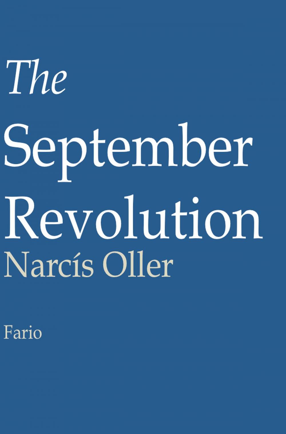 Big bigCover of The September Revolution