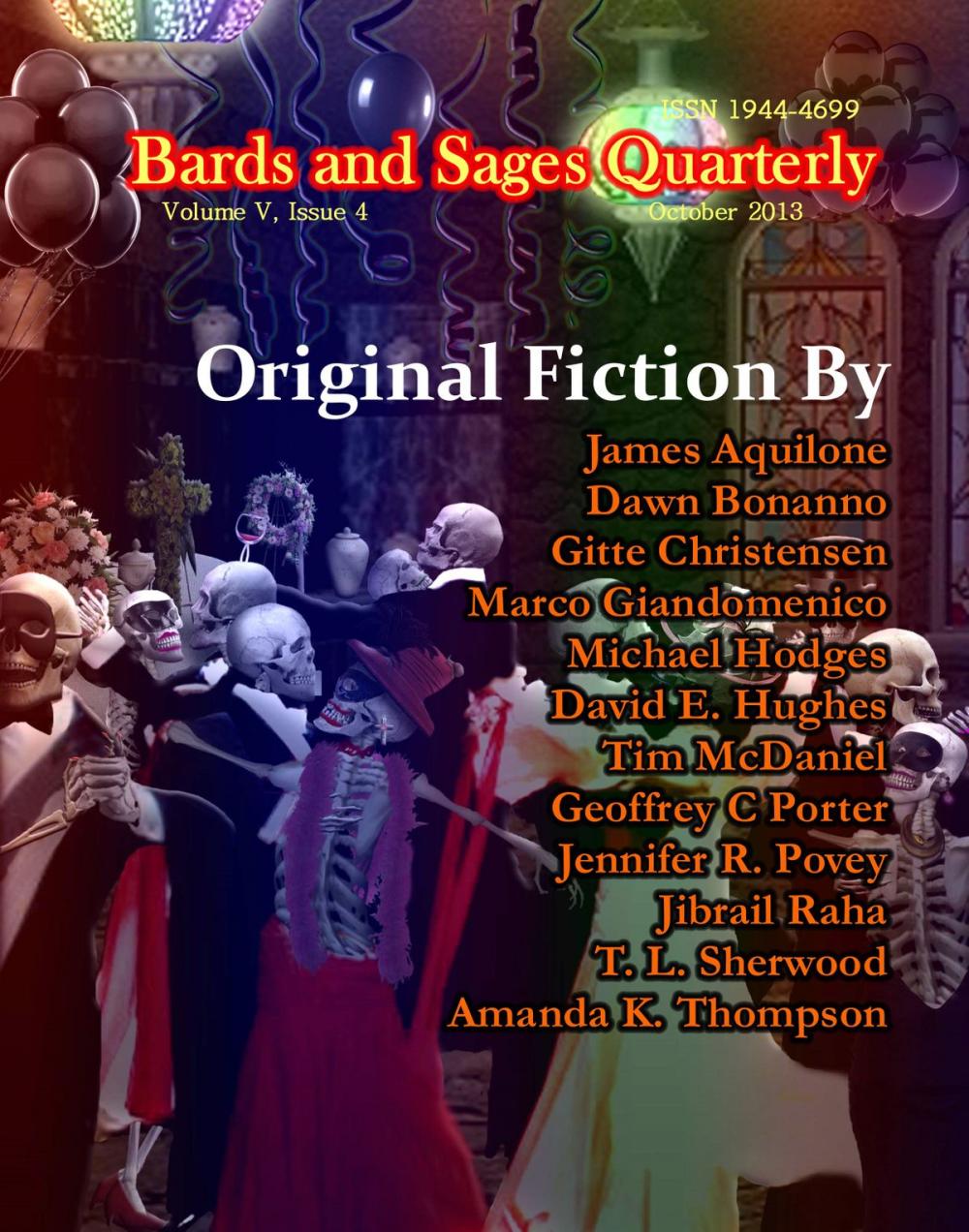 Big bigCover of Bards and Sages Quarterly (October 2013)