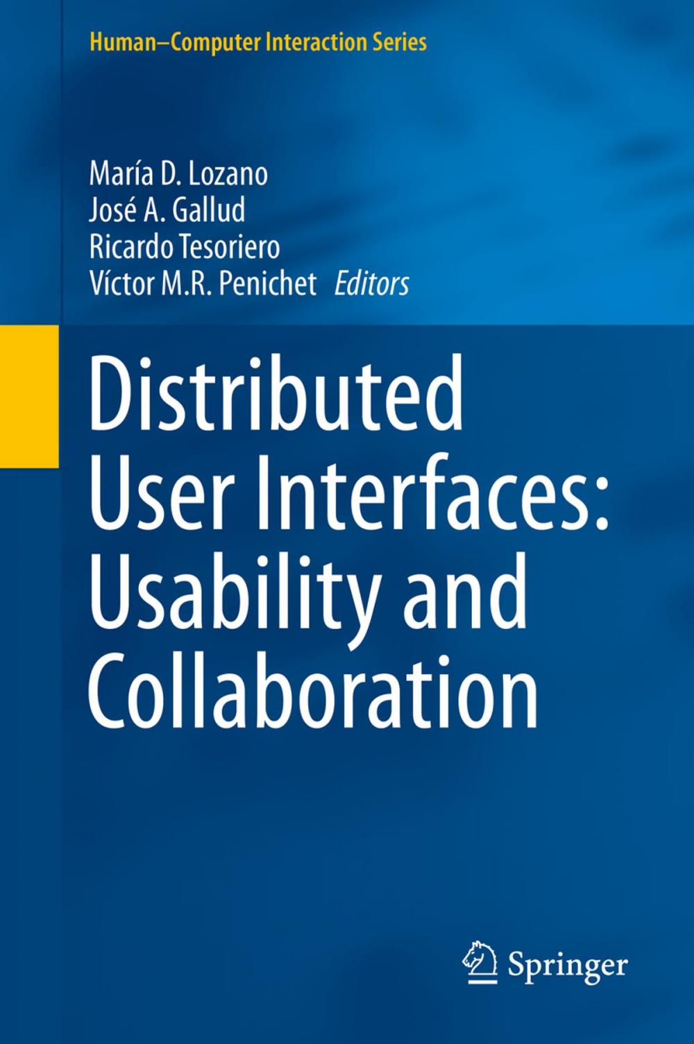 Big bigCover of Distributed User Interfaces: Usability and Collaboration