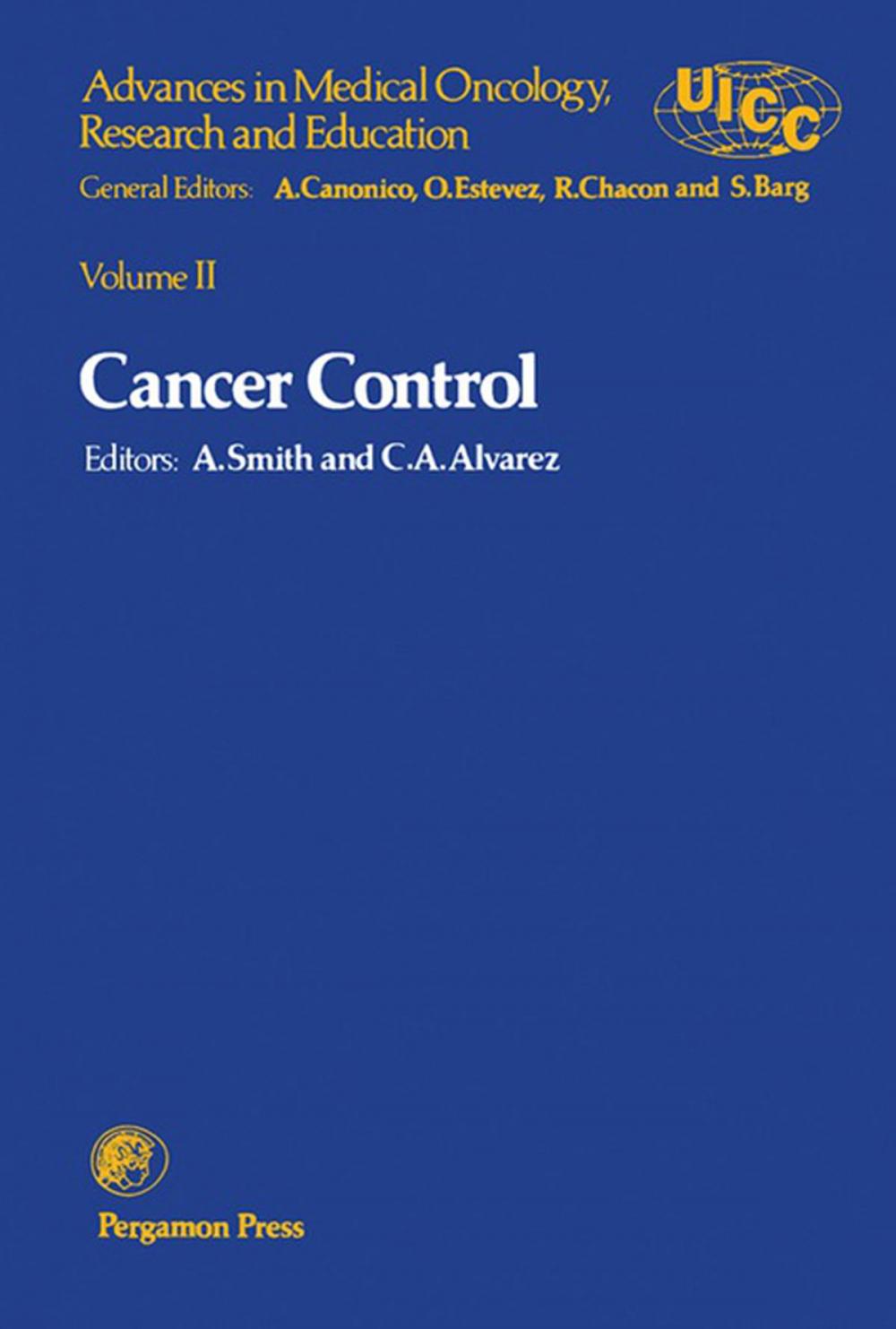 Big bigCover of Cancer Control