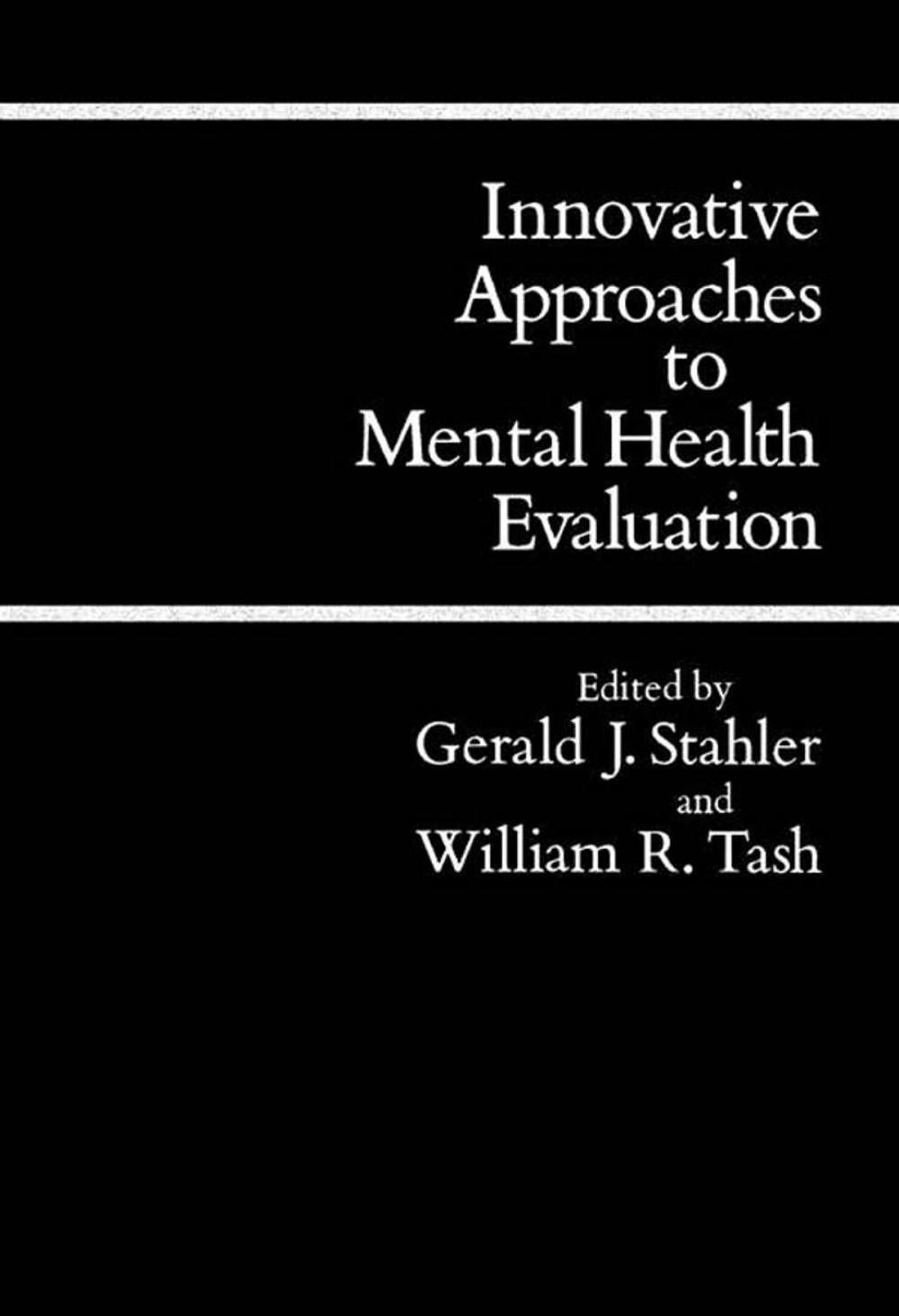Big bigCover of Innovative Approaches to Mental Health Evaluation