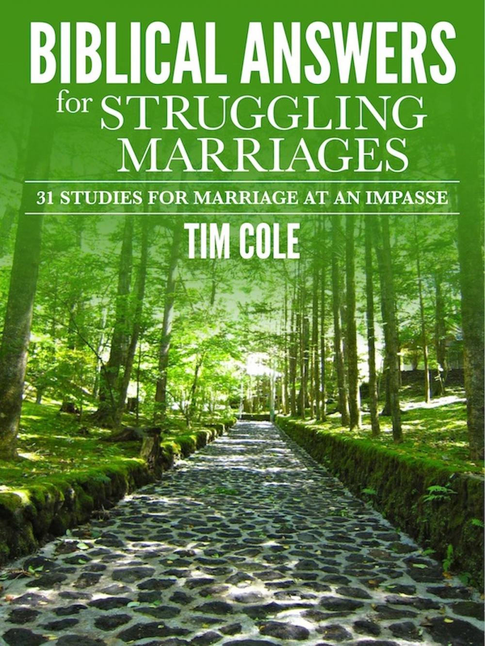 Big bigCover of Biblical Answers for Struggling Marriages