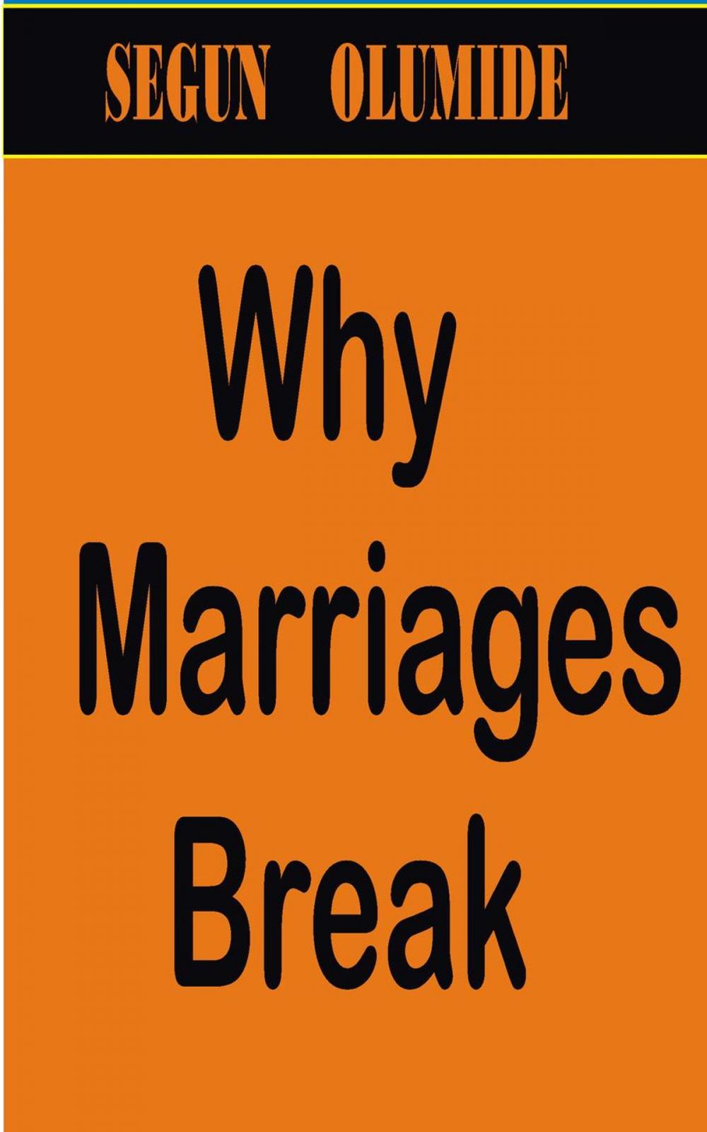 Big bigCover of Why Marriages Break