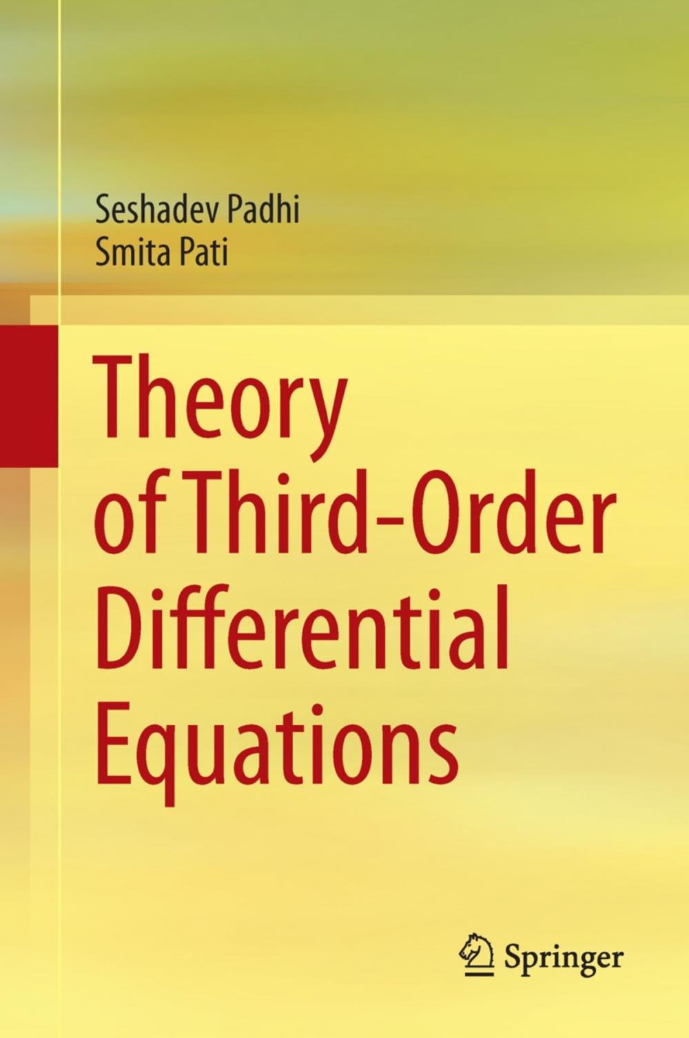 Big bigCover of Theory of Third-Order Differential Equations