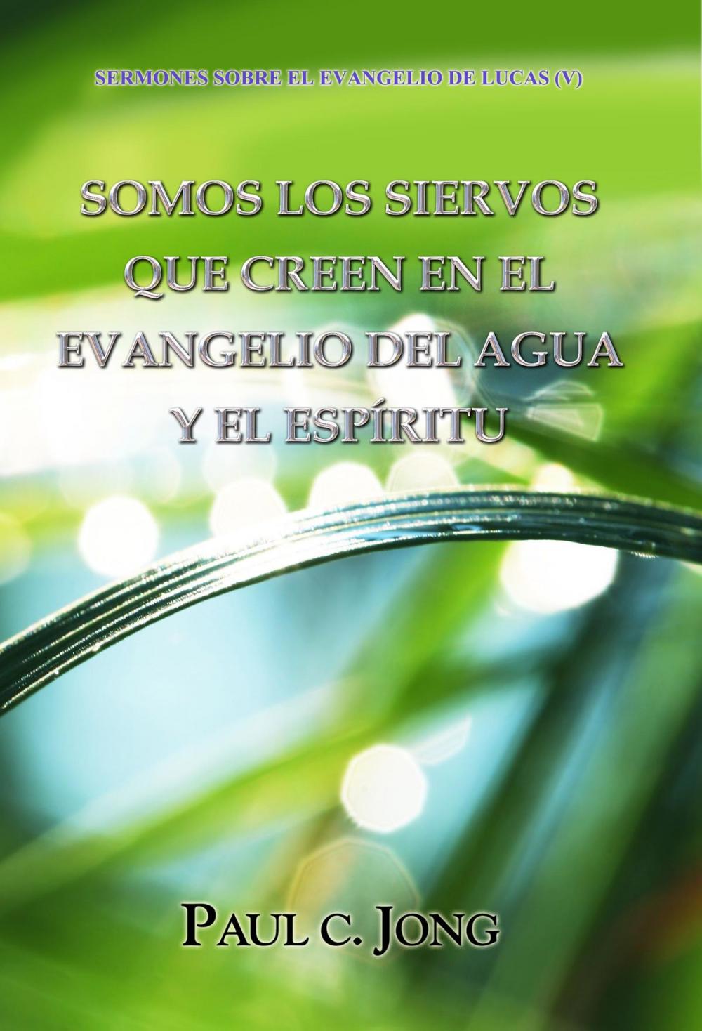 Big bigCover of SERMONES SOBRE EL EVANGELIO DE LUCAS (V) - SOMOS LOS SIERVOS QUE CREEN EN EL EVANGELIO DEL AGUA Y EL ESPÍRITU
