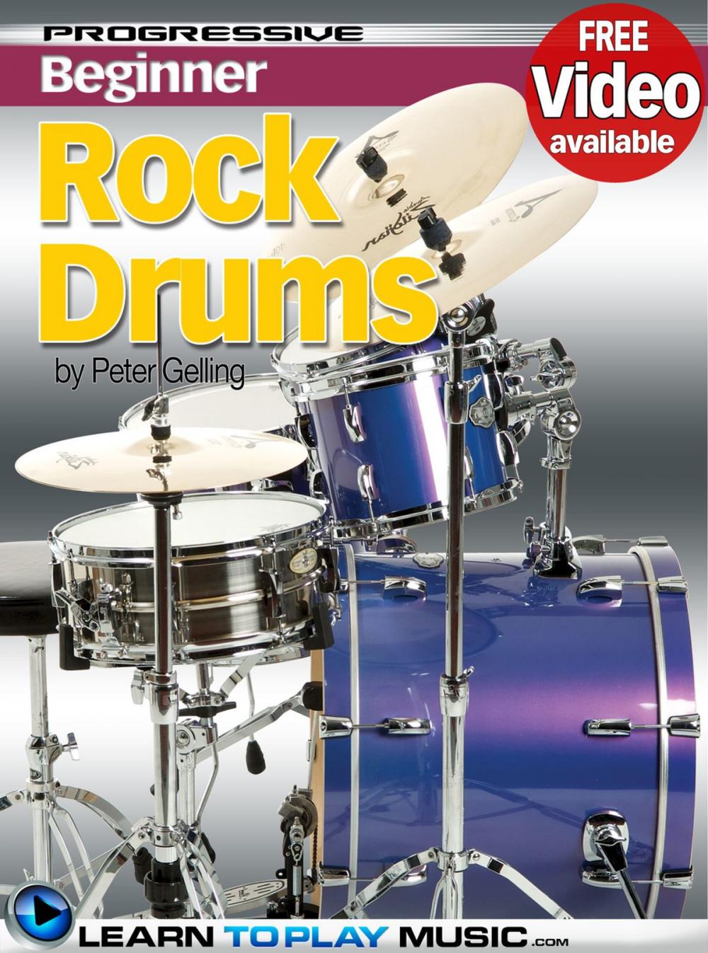 Big bigCover of Rock Drum Lessons for Beginners