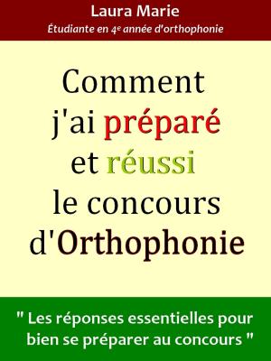 Cover of the book Comment j'ai préparé et réussi le concours d'orthophonie by J.R. Phillip, MD, PhD