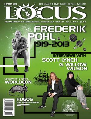 Cover of Locus Magazine, Issue 633, October 2013