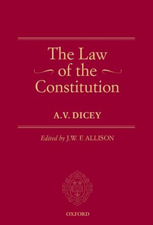 Cover of the book The Law of the Constitution by Carl Schaschke