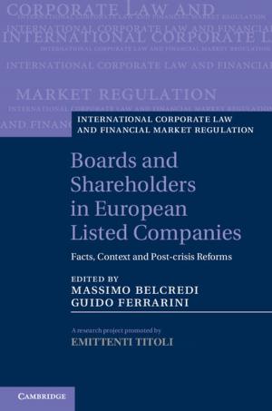 Cover of the book Boards and Shareholders in European Listed Companies by Eric D. Feigelson, G. Jogesh Babu