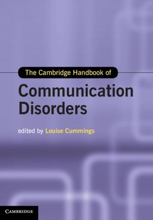 Cover of the book The Cambridge Handbook of Communication Disorders by 