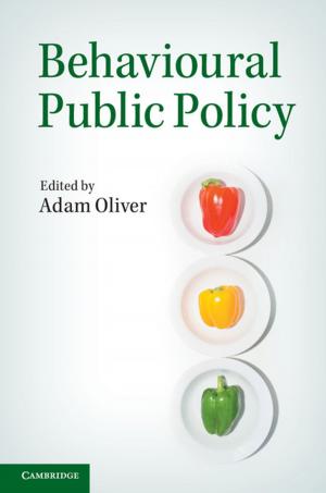 Cover of the book Behavioural Public Policy by Keun Lee