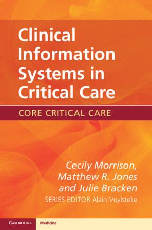 Cover of the book Clinical Information Systems in Critical Care by Brian W. Dotts
