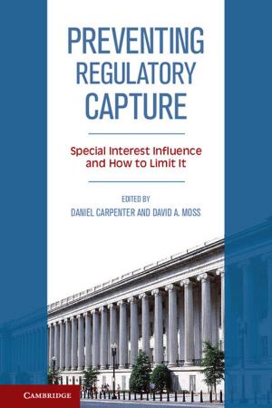 Cover of the book Preventing Regulatory Capture by Jan Sykora, Alister Burr