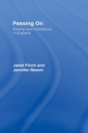 Book cover of Passing On