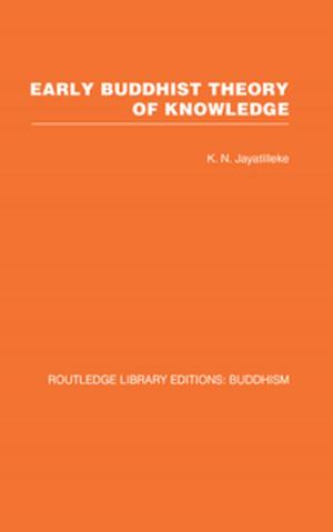 Cover of the book Early Buddhist Theory of Knowledge by Kathleen M. Galotti