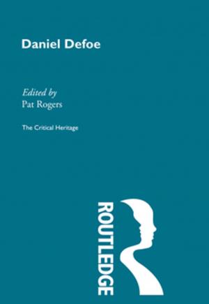 Cover of the book Daniel Defoe by Katharina Manassis