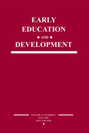 Cover of the book Early Education and Development by Roger Hopkins Burke