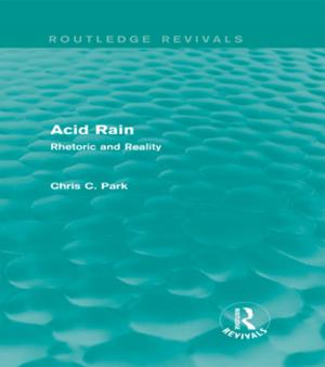 Cover of the book Acid Rain (Routledge Revivals) by Jivanta Schottli, Subrata K. Mitra, Siegried Wolf