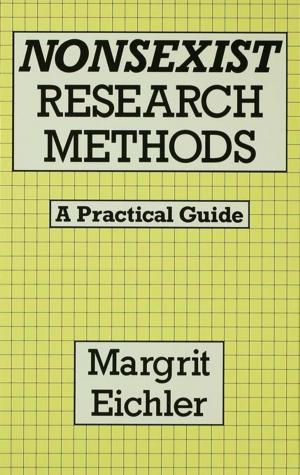 Cover of the book Nonsexist Research Methods by Dietmar Seel, Burkhard Ullrich, Florian Daniel Zepf, Siegfried Zepf