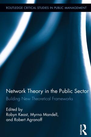 Cover of the book Network Theory in the Public Sector by Andrew M. Jones, Nigel Rice, Teresa Bago d'Uva, Silvia Balia