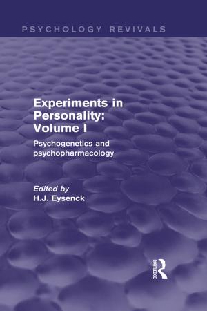 Cover of the book Experiments in Personality: Volume 1 (Psychology Revivals) by 