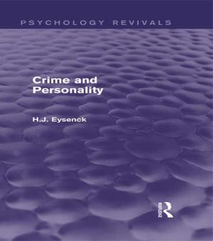 Cover of Crime and Personality (Psychology Revivals)