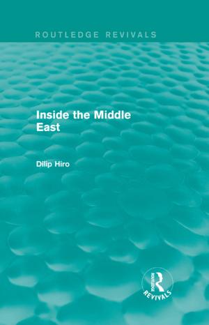 Cover of the book Inside the Middle East (Routledge Revivals) by Jonathan Spangler