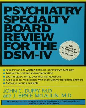 Cover of the book Psychiatry Specialty Board Review For The DSM-IV by John Allen, Doreen Massey, Steve Pile