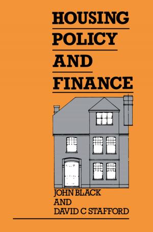 Cover of the book Housing Policy and Finance by Louis A. Picard, Robert Groelsema, Terry F. Buss