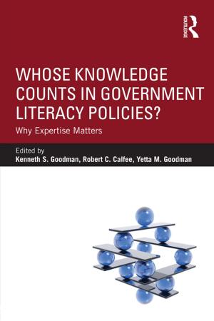 Cover of the book Whose Knowledge Counts in Government Literacy Policies? by 