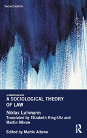 Cover of the book A Sociological Theory of Law by Shameen Prashantham