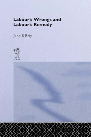 Cover of the book Labour's Wrongs and Labour's Remedy by Don A Holbrook