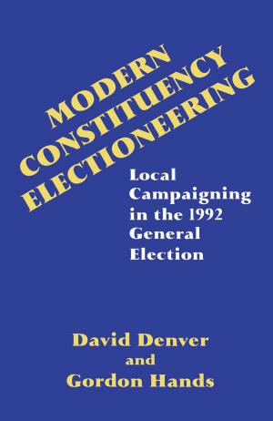 Book cover of Modern Constituency Electioneering