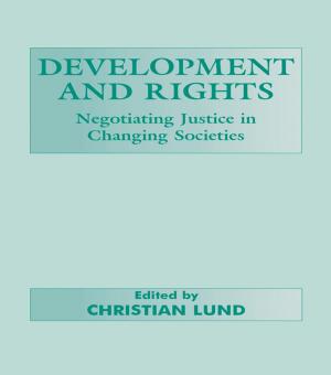 Cover of the book Development and Rights by Suzanne Saunders