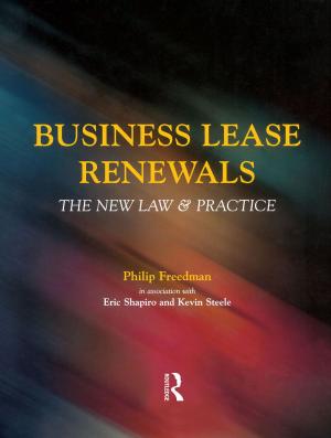 Cover of the book Business Lease Renewals by Jiangshuai Huang, Yong-Duan Song
