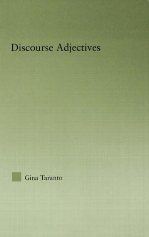 Cover of the book Discourse Adjectives by Elazar J. Pedhazur, Liora Pedhazur Schmelkin