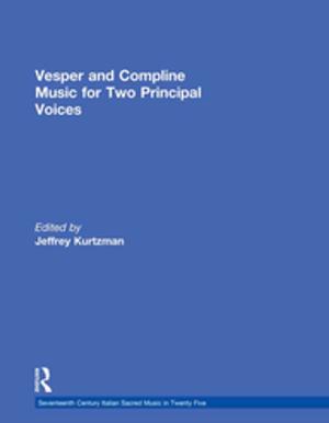 Cover of the book Vesper and Compline Music for Two Principal Voices by M.D. Vernon