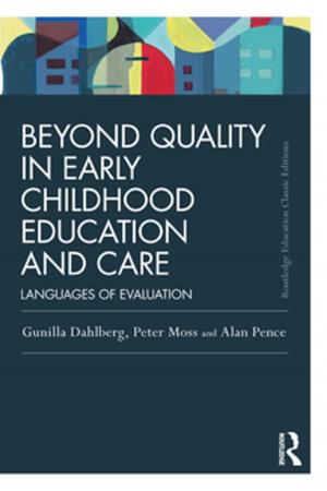 Cover of the book Beyond Quality in Early Childhood Education and Care by K&J Book Games Publishing