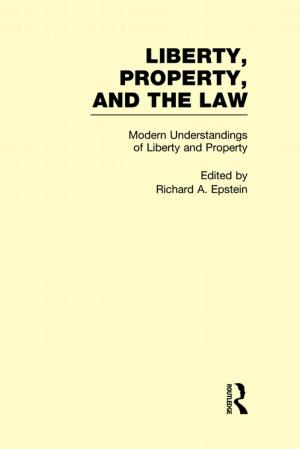 Cover of the book Modern Understandings of Liberty and Property by Jeremy Carrette, Richard King