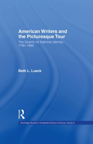 bigCover of the book American Writers and the Picturesque Tour by 