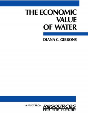 Cover of the book The Economic Value of Water by Vinod Thomas