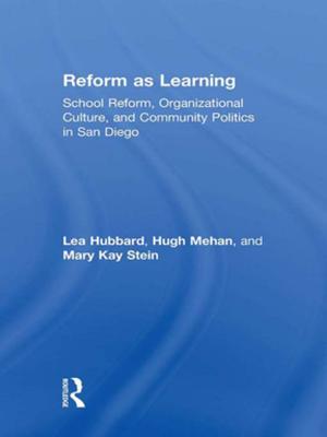 Cover of the book Reform as Learning by Annet Dekker