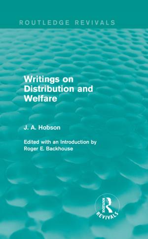 Cover of the book Writings on Distribution and Welfare (Routledge Revivals) by Adrian Furnham