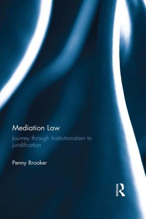 Cover of the book Mediation Law by 